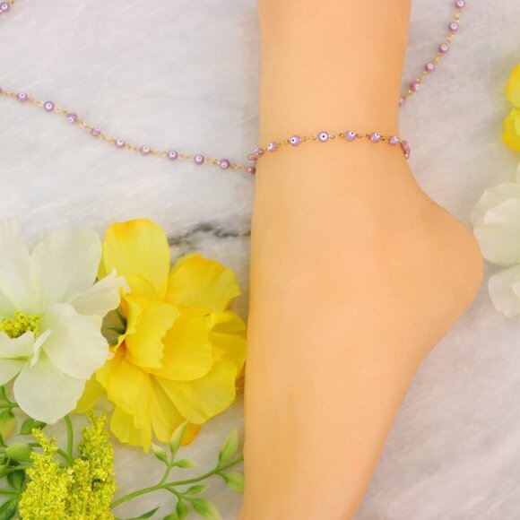 Minimalist Anklet, Sleek & Modern Design, Women’s Fashion, YC110018-A - Picture 4 of 10